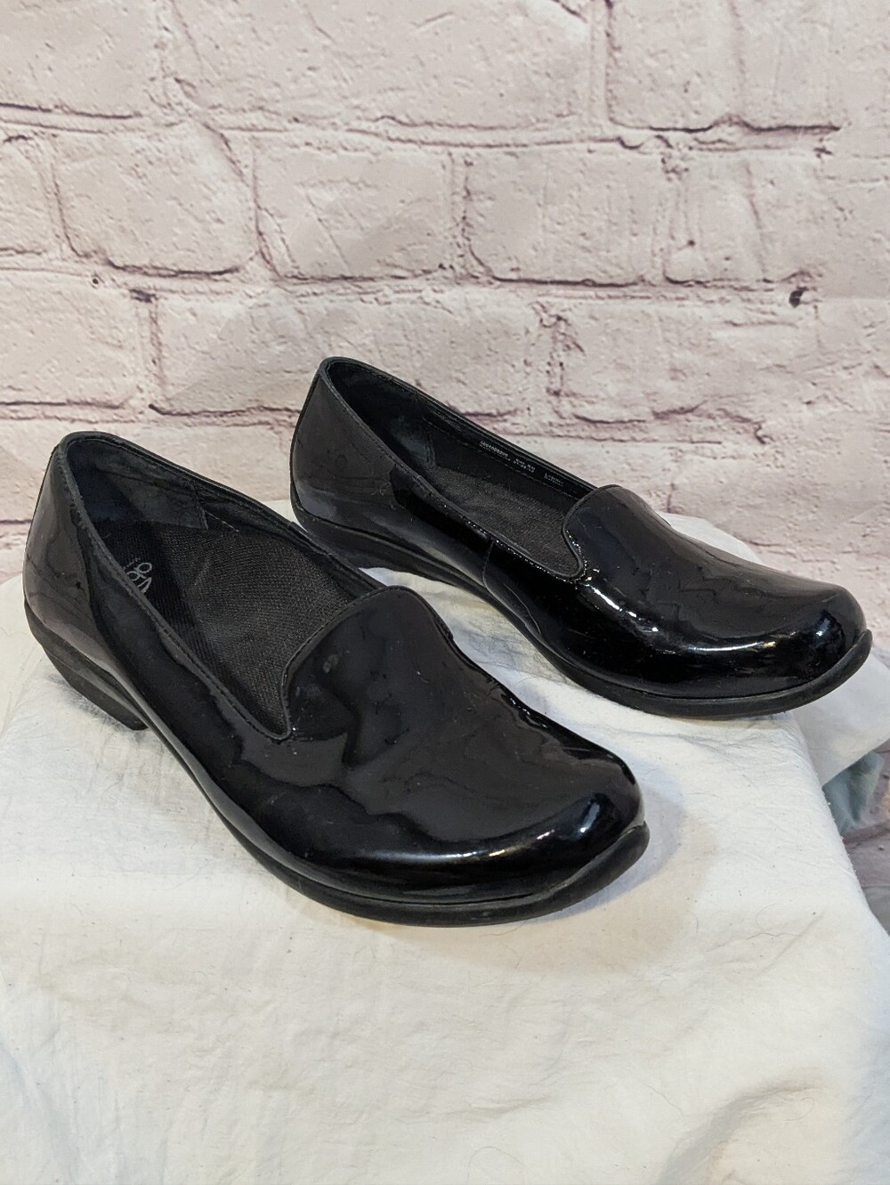 Dansko Black Patent Leather Flats
